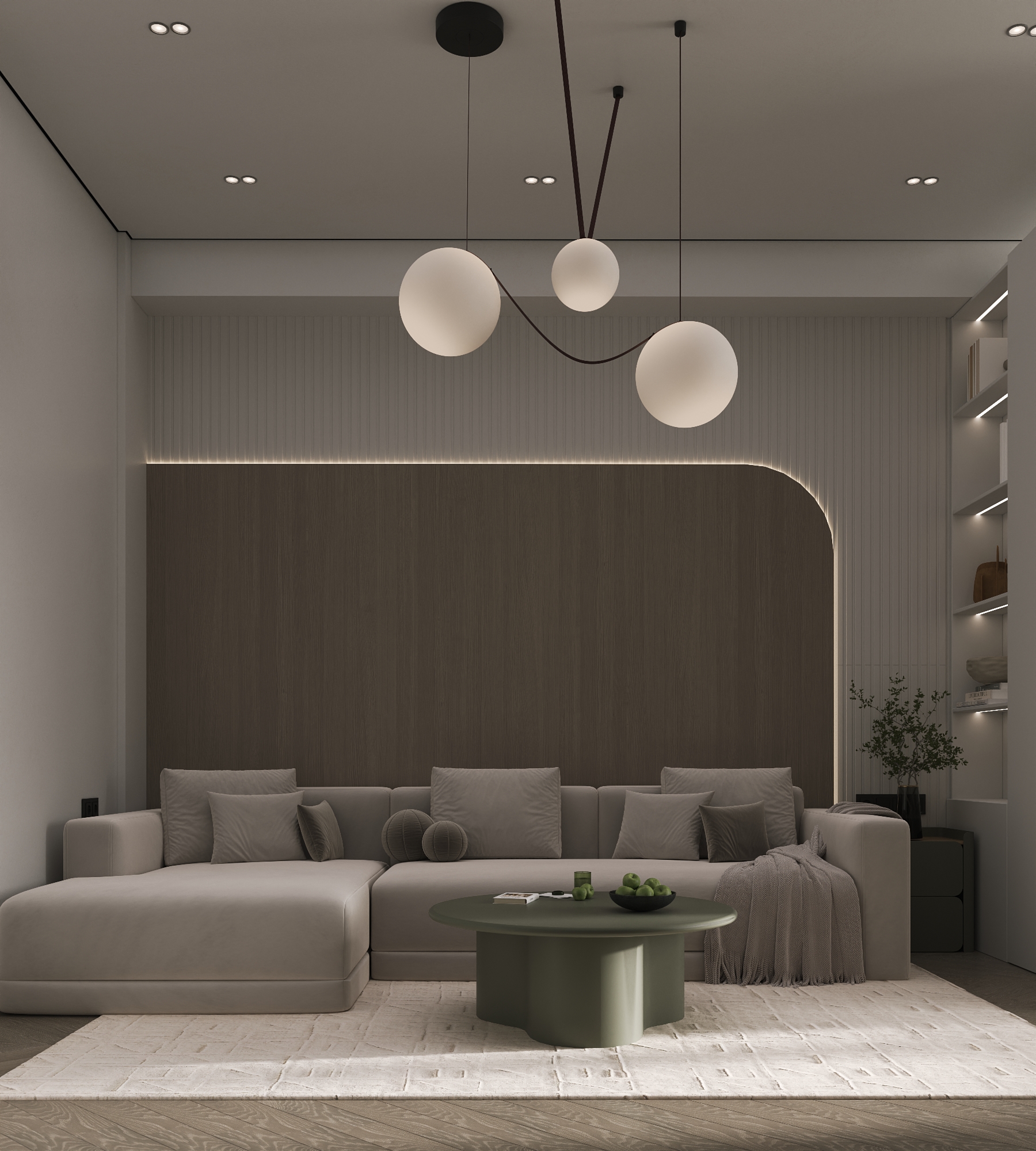 Проект виллы с камином